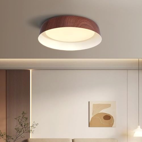 Plafonnier profil bas LED grain de bois pour plafond bas - 6