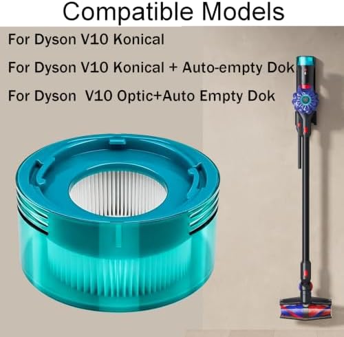 Filter Replacement for Dyson V10 Konical / V10 Konical + Auto-empty Dok - 1