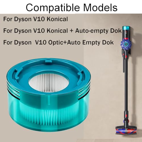 Filter Replacement for Dyson V10 Konical / V10 Konical + Auto-empty Dok