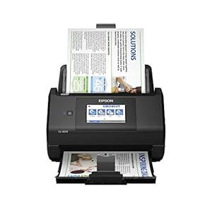 Epson Workforce ES-580W Wireless Color Duplex Desktop Document Scanner for PC and Mac with 100-sheet Auto Document Feeder (ADF) and Intuitive 4.3″ Touchscreen. Full 1-Year Limited Warranty (Renewed)
