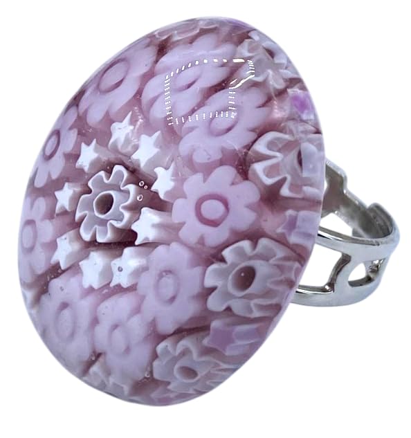Bague en verre de Murano Antica Murrina Venise VG114I : un bijou hypoallergénique unique et durable
