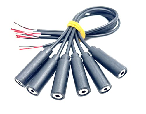 Cable de audio jack 2.5mm hembra a cable abierto 6 piezas miniatura 1