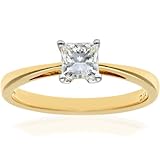  Naava Damen-Verlobungsring 750 Gelbgold 1 Diamant 18 Karat Gr. 49 (15.6) PR09545Y18JPKM