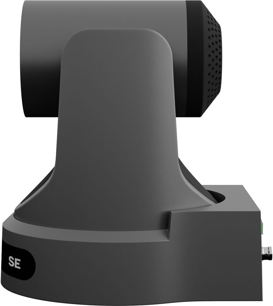 PTZOptics Move SE SDI/HDMI/USB/IP PTZ Camera with 20x Optical Zoom (Gray) (PT20X-SE-GY-G3) + Universal Wall Mount (Black) + Lens Cleaning Kit + HDMI Cable + Ethernet Cable + Color Wire Ties