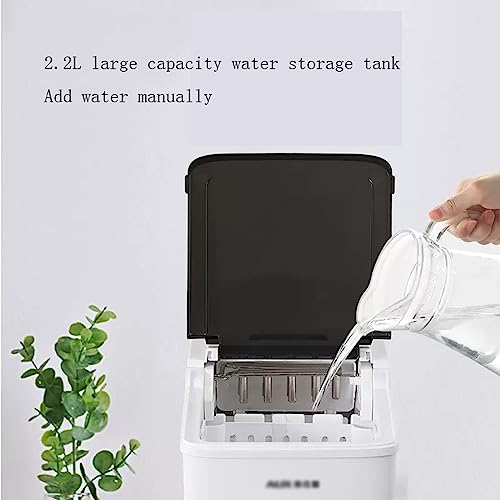 Máquina para hacer hielo de mostrador, 9 cubos en 6 min miniatura 5