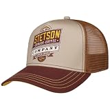 Stetson Cowboy Coffee Truckercap Snapback Damen und Herren Sommer Winter Bordeaux One Size