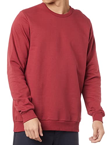 Basicamente. Básica, Blusa De Moletom Masculino, Marsala, G Plus Size