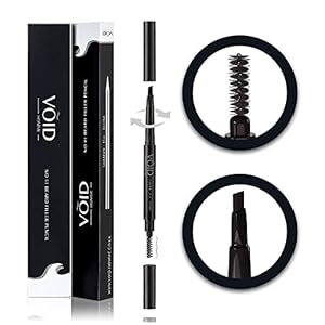 VOID Homme Beard Filler Pencil Sweat & Waterproof, Smudge-proof, Cover Patches Instantly & Get Natural Beard Fullness (Black)