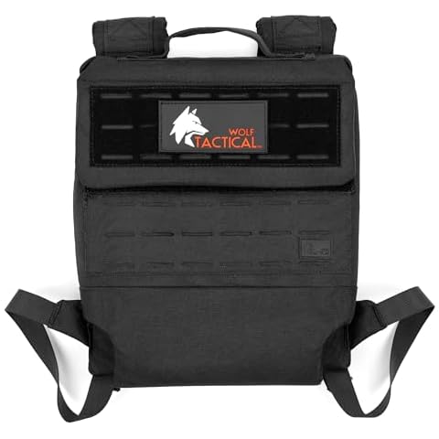 WOLF TACTICAL Weighted Backpack Rucking Backpack for Weight Plates Rucksack for Running Walking Strength Training Cover