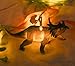 Hoolight Dinosaur String Lights 8 LED Jurassic Themde Dino Lights for Kids Bedroom, Christmas Party Birthday Halloween Decor (8led Dinosaur String Lights)