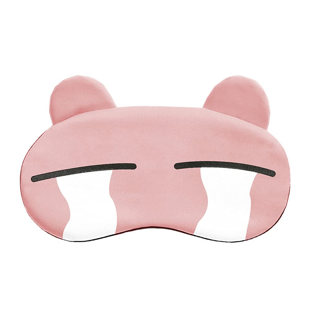 Drasawee Cartoon Expression Sleep Eye Mask with Ice Bag Blindfold Soft Funny Eye Cover Sleep Mask for Kids
