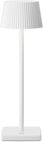 Lámparas de mesa LED inalámbricas, batería recargable de 6000 mAh, lámpara de escritorio impermeable, 3 colores, brillo continuo, luz de mesa