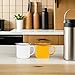 Imagen de Genérico Tazas Esmaltadas Retro 4 Piezas en Colores Variados Mango Cómodo