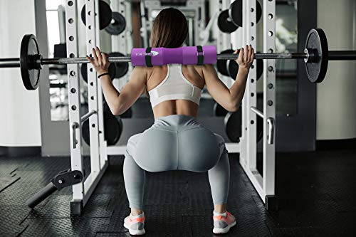 Virtee Barbell Pad For Squats, Lunges And Hip Thrusts - Weight Lifting Bar Cushion Pad Protector For Neck And Shoulder - Fit Standard And Olympic Bars #TOP2