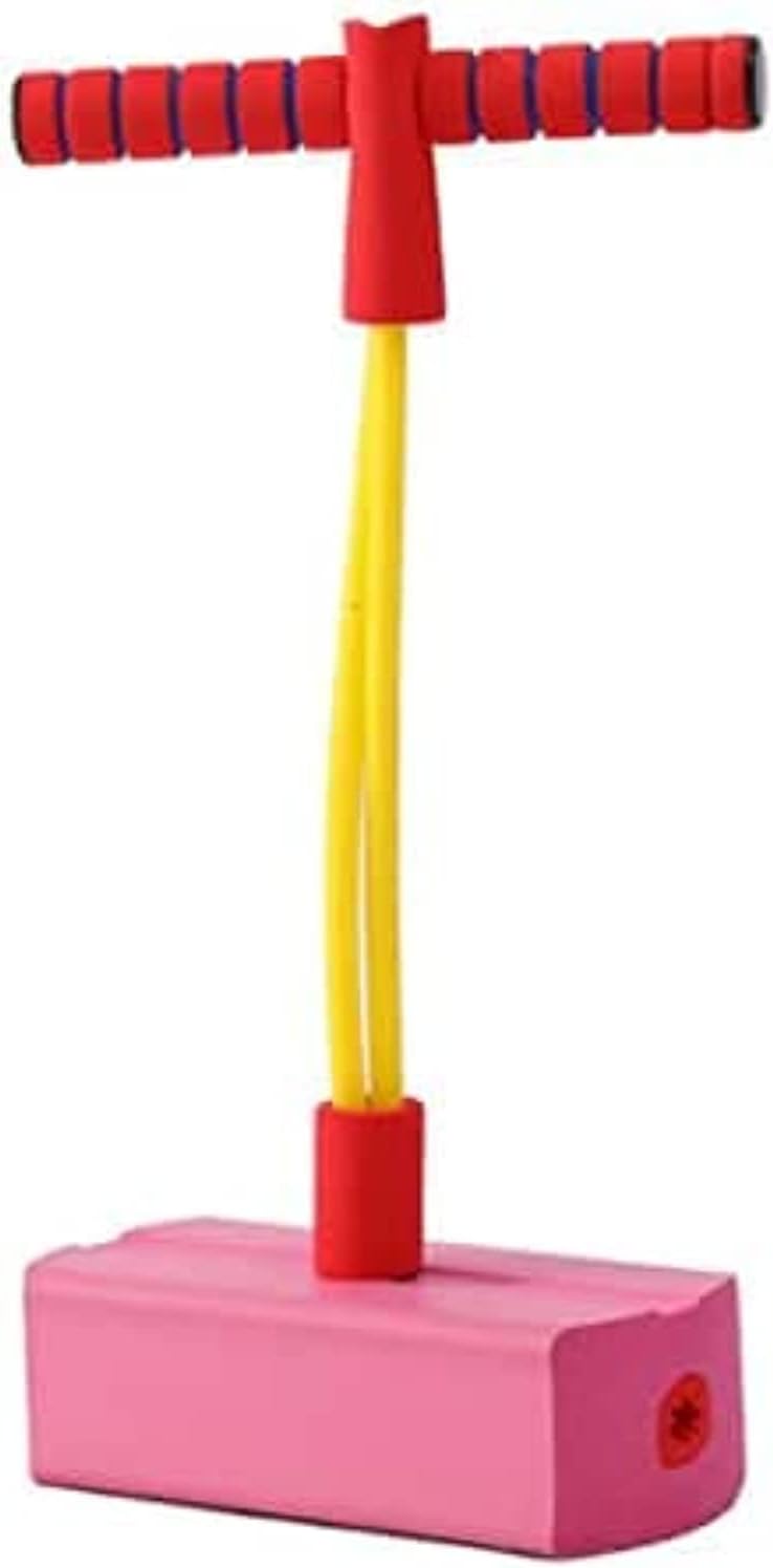 "N/A" Fk Jumping Toys Foam Pogo Jumper for Kids Fun and Safe Childs Pogo Stick for Toddlers Durable Indoor Outdoor Foam Bungee Jump toys for Boys Girls Childs Age 3 Year and Holds up to 100 Kg (blue