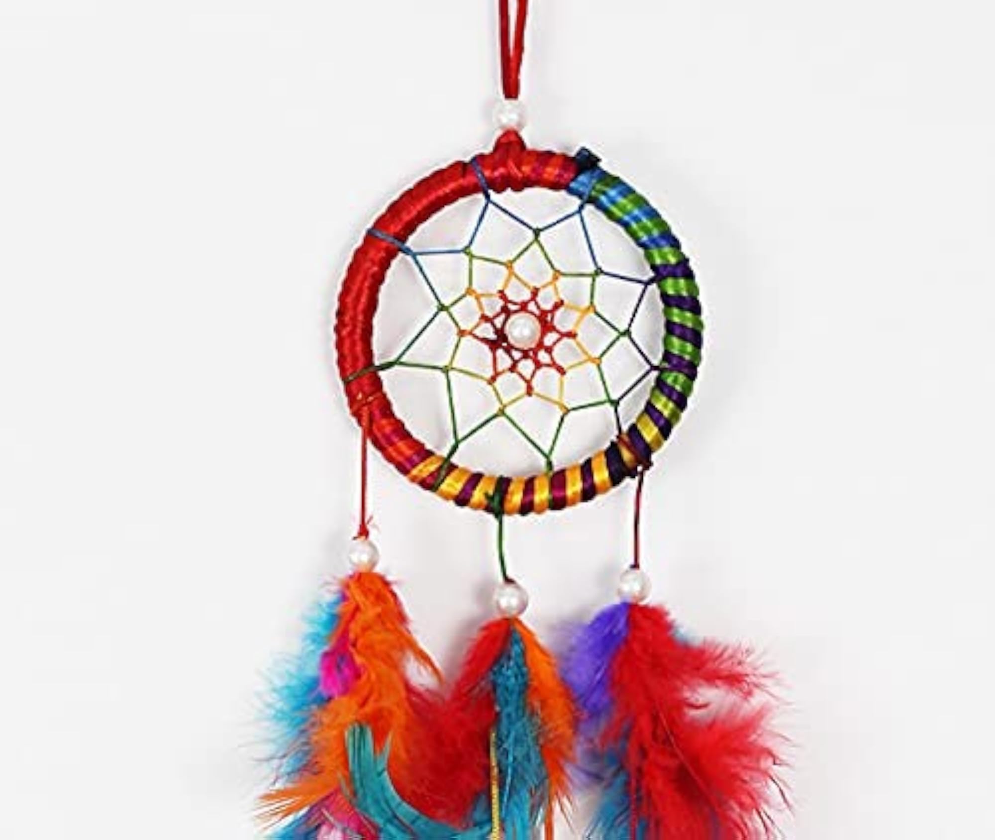 Dream Catcher Multicolor Dreamcatcher/Wind Chime - 3 Bells