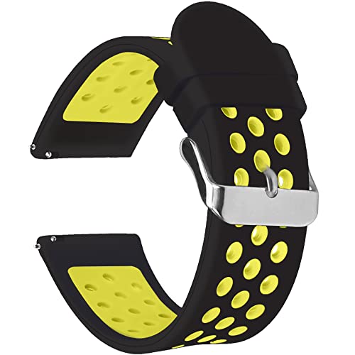 Bracelet de montre en silicone premium à texture douce et boucle robuste en acier