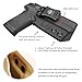 M&P Shield EZ Holster IWB Kydex Holster Fit: M&P 9mm Shield EZ & M&P 9 Shield EZ M2.0 Pistol- Inside Waistband - Adj. Cant Retention - Cover Mag-Buttom (Black, Right)