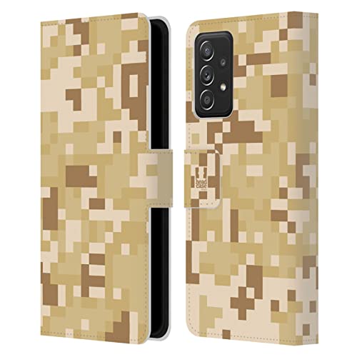 Étui portefeuille Galaxy A52 désert camou Head Case Designs