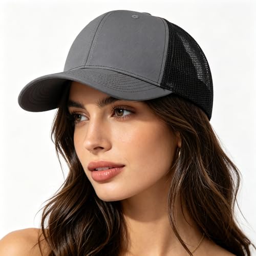 Image of 6Pcs Unisex Vintage Washed Baseball Cap Hat Adjustable Cotton Sports Caps for Men Women Outdoor Sports