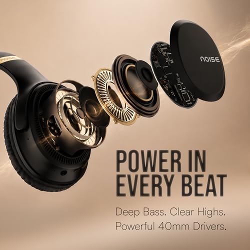 Noise Airwave Max 3 Brown Bluetooth Headphones Dark Brown - Image 4