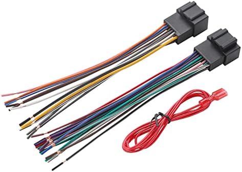 NuIth Aftermarket Radio Wiring Harness Connector Adapter Replacement for GM Chevy 2007-2015, GMC 2006-2017, Buick 2007-2014 Install Car Stereo Wire Cable Plug Non-Amplified System