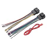 NuIth Aftermarket Radio Wiring Harness Connector Adapter Replacement for GM Chevy 2007-2015, GMC 200