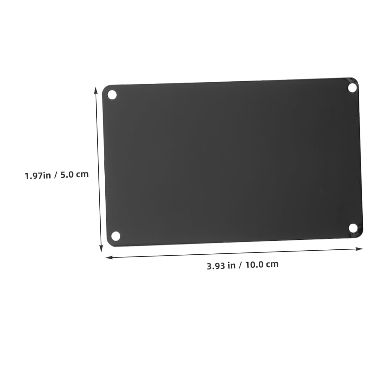 Produktbild von Garneck 10 Stück Aluminium-Rohlinge Für Gravur – Leere Metallschilder 10 X 5 Cm, Zum Laserdruck, Tür- Und Namensschild-DIY