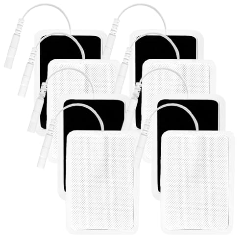 10 Pezzi Elettrodi autoadesivi TENS, Replacement Electrodes Pads Self Adhesive 50x100...