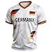 Deutschland T-Shirt Herren Retro Fußball Trikot Mit Adler Wm 2026 Fußballfans Tee Top Kurzarm Deutschland-Symbol T Shirt Deutsche Flagge Freizeitshirt Klassische Sommer Germany Tshirt