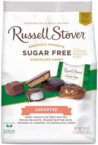 Russell Stover Acolou sugar free assortment 19.9 oz. A1