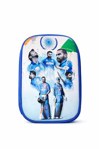 Image of Gifts- Cricket Theme Pencil Pouch for Kids- Pack of 1, Large Capacity Waterproof Stationery Pouch with Zipper| Cute Hardtop Pencil Box for School, Boys & Girls Size 22X15 cm