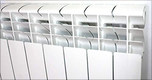 9RADING 5460 BTU/h Bimetal Wall-Hung Aluminum Heating Radiator Heater Greenhouse Warehouse - Thumbnail 4