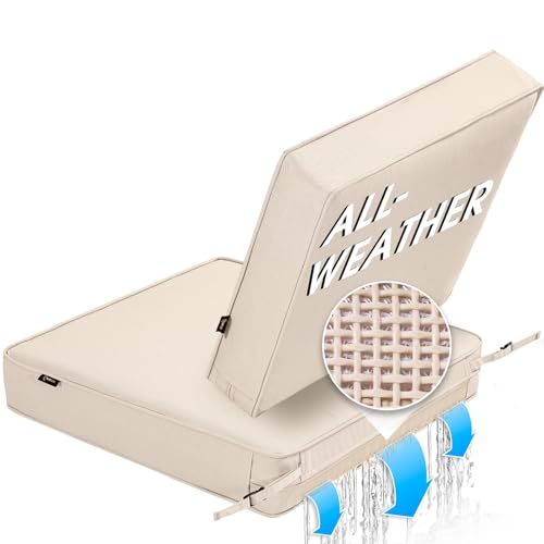 SUNROX All-Weather Outdoor Patio Cushion (24" x 24" x 4", various)