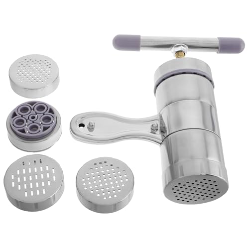Cabilock 1 Set Manual Pasta Maker Stainless Steel Noodle Press Machine Hand Crank Operation for Homemade Noodles Ideal for Home Use