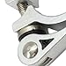 kowaku Bike Seat Post Clamp Quick Release Supplies High Seatpost Clamp Inner Diameter 38mm for Road Bicycles, Silver
