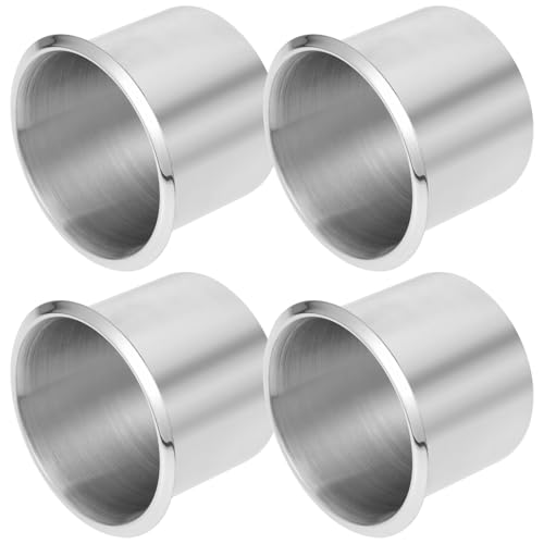 Support boisson stable anti-renversement : porte-gobelet encastré inox pour meuble et bateau
