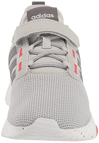 adidas Tênis de corrida unissex infantil Racer Tr21, Cinza/ferro metálico/cinza (alça cruzada), 2 Li