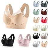 Hatmeo Posture Correcting Bras, Hatmeo Bra for Seniors, Ice Silk Gathering Bras for Women, Hatmeo Anti Sagging Wireless Bras on Deal