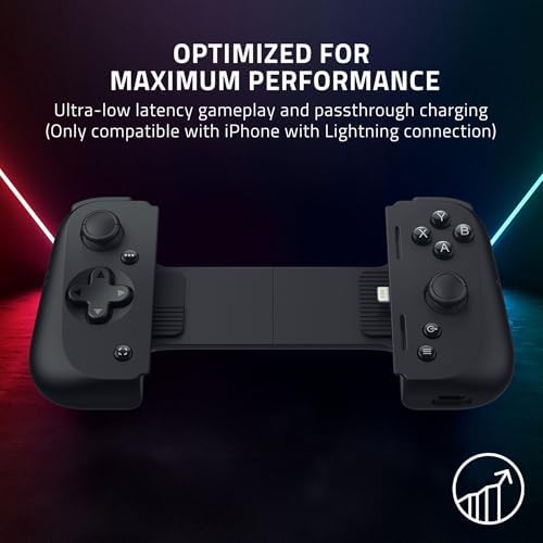 Razer Kishi V2 for iPhone - Mobil Oyun Kumandası (Geri Çekilebilir Köprülü Evrensel Fit, Streaming PC ve Konsol Oyunları, Ergonomik Tasarım, Razer Nexus Uygulaması ile Güçlendirilmiştir) - Görsel 7