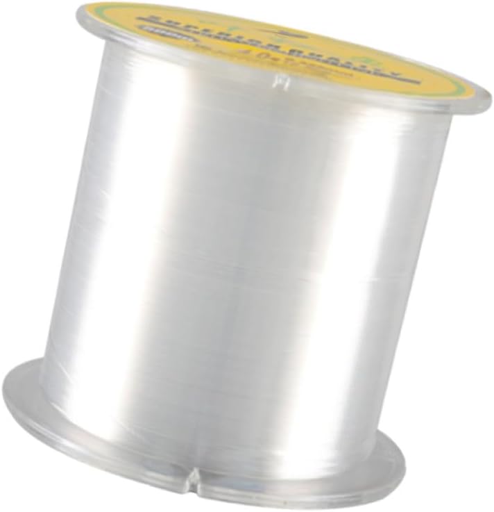 MAGICLULU 500m Invisible Nylon Fishing Thread 6.0# Strong Monofilament Sub-line for Sea Fishing Long-Distance Casting Sea Rod Lure Use