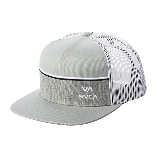 Casquette RVCA Camionneur de jetée gris réglable avec filet arrière respirant