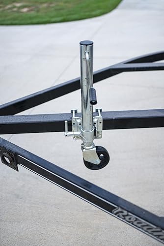 he Ultimate Trailer Jack Universal Side-Mount with Wheel for Boats, Utility & RV Trailers, 1,500 lbs Easy Bolt-On, Quickly Raises with Quick Release Pin - Thumbnail 3