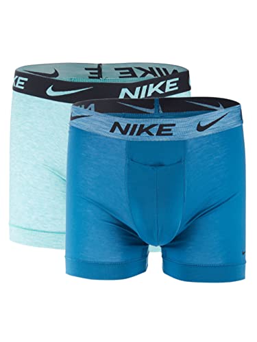Nike Men`s Dri-FIT ReLuxe Boxer Brief 2 Pack (B(KE1076-440)/B, X-Large)