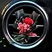 Black Fresh Flowers Mini Dried Flowers Bouquet for Car Air Vent Clips,Air Outlet Perfume Decoration, Car Air Fresheners Interior Accessories,Automotive Air Fresheners