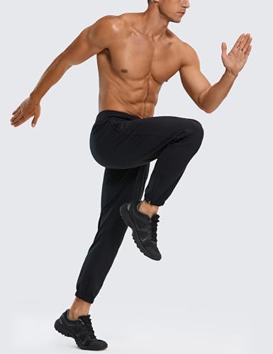 CRZ YOGA Mens 4-Way Stretch Comfy Athletic Pants - 28" Track Hiking Golf Gym Workout Joggers4