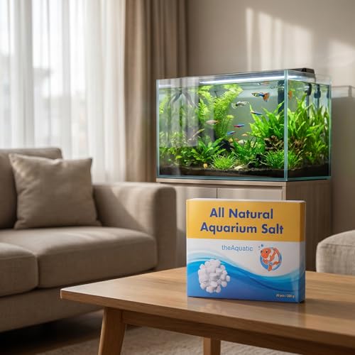 Image of Premium Aquarium Salt, Aquarium Salt Freshwater Tablets for Aquarium Water Treatments Essential Supplies (20 Tablets)