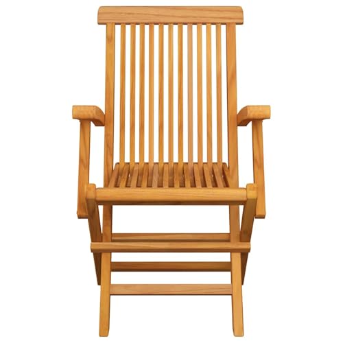Chaises de jardin en teck pour oublier le manque de place sur la terrasse