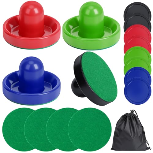 Coopay Air Hockey Paddles and Pucks, Air Hockey Pushers with