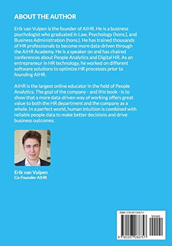 Independently Published Van Vulpen, Erik The Basic Principles Of People Analytics: Learn How To Use Hr Data To Drive Better Outcomes For Your Business And Employees thumb #1